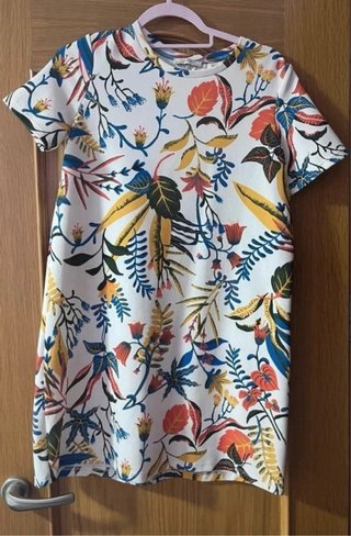 Vestido Zara estampado
