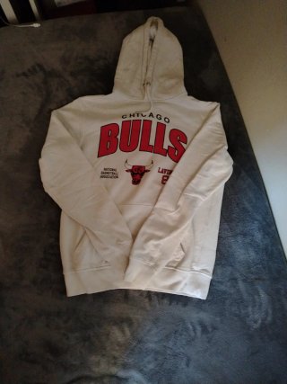 Sudadera Chicago Bulls Blanca