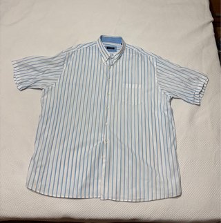 Camisa MIRTO Hombre Talla 8 / 4XL Manga Corta Raya
