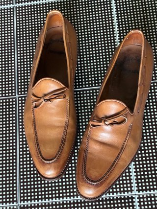 Zapatos de hombre piel color cuero