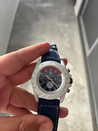 Reloj Calgary Azul y Plateado