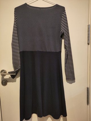 Vestido Smash! azul marino lunares Talla M
