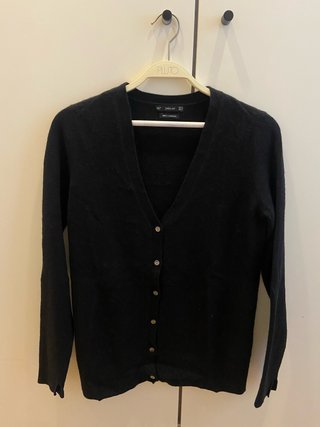 Chaqueta de Cashmere Negra Zara