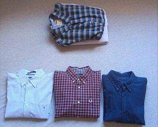 Lote 3 Camisas Premium Talla L (Fred Perry, Gant,