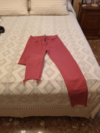 Pantalones Vaqueros Rosas fucsia