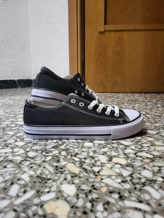Zapatillas de lona negras