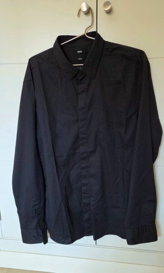 Camisa Hugo Boss Azul