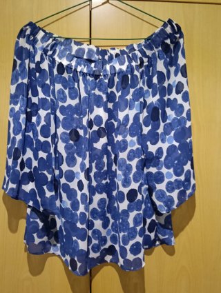 Blusa Mango semitransparente