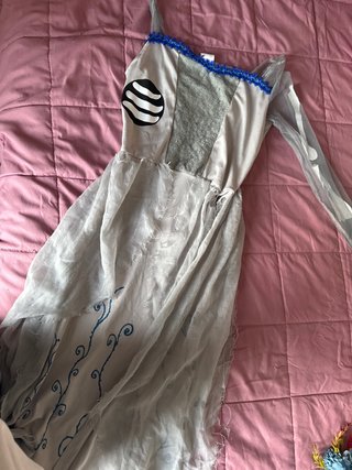Disfraz Vestido Novia Cadáver 10-12 años