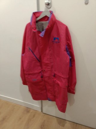 Parka Larga Mountain Roja Talla L