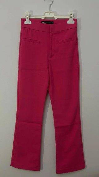 Pantalones Zara Rosa Talla S