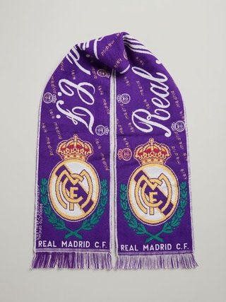 Bufanda Real Madrid CF Morada Vintage Scarf 90s