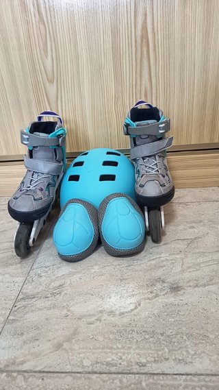 Patines en línea + set de protección