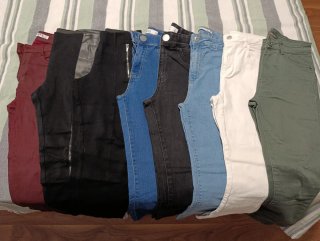Lote de 10 pantalones pitillo