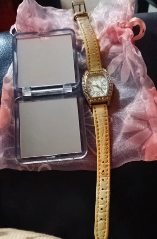 Reloj de Mujer con Correa Beige