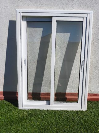 Ventana Corredera Aluminio Blanco Climalit