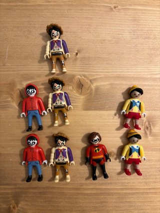 7 Figuras Playmobil Kinder