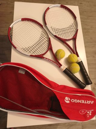 Set de Tenis Artengo (2 Raquetas y 3 Pelotas)