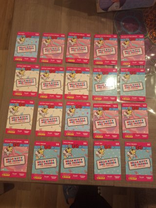 Cartas Hello Kitty Panini