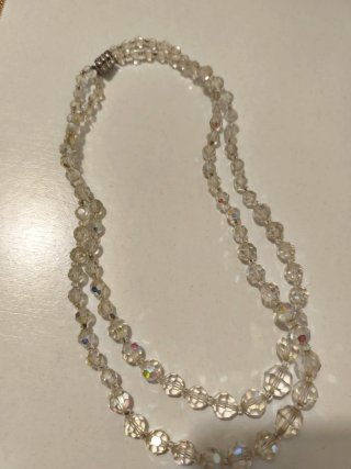 Collar de dos vueltas de cristal de roca