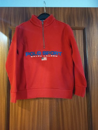 Sudadera Polo Sport Ralph Lauren Roja talla 5