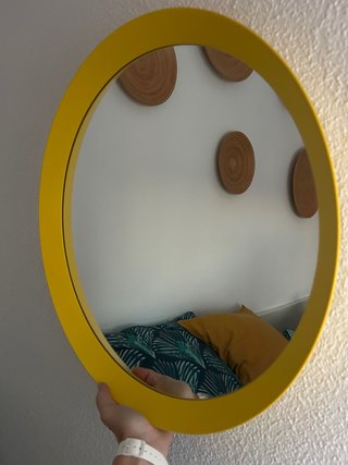Espejo IKEA Langesund Amarillo