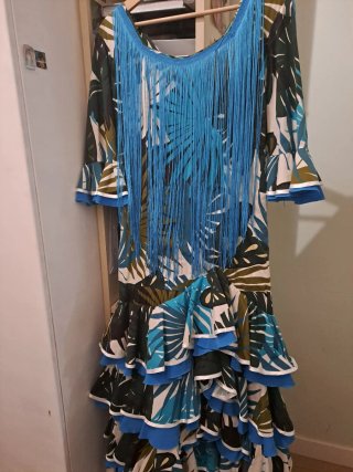 Vestido de flamenca estampado