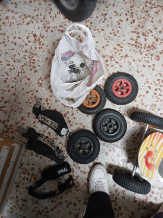 Mountainboard con accesorios
