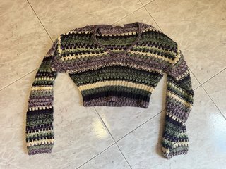 Jersei de punto multicolor
