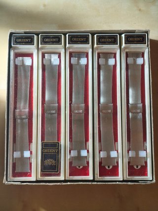 Lote de Correas de Reloj Orient Vintage