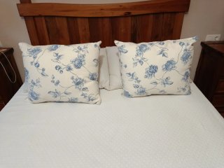 Lote de 2 cojines con estampado floral