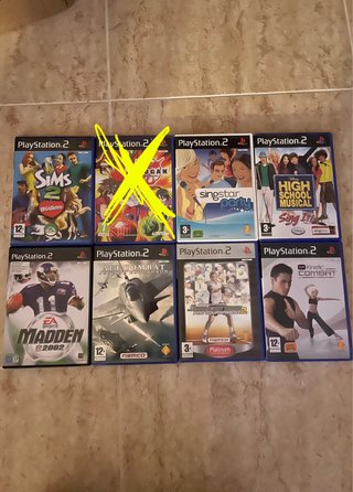 Lote de 7 Juegos para PlayStation 2 (PS2)