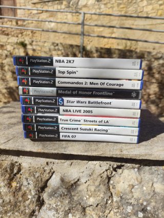 Lote de 9 Juegos para PlayStation 2 (PS2)