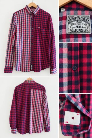 Camisa Zebra Cuadros Talla M