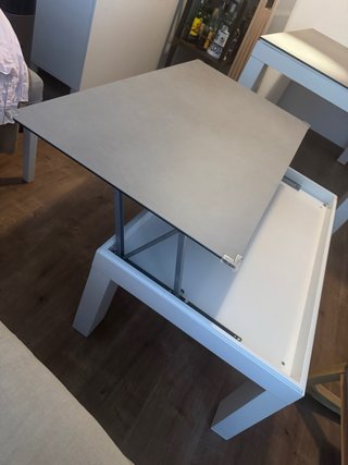 Conjunto Kibuc Mesas Syros comedor y centro