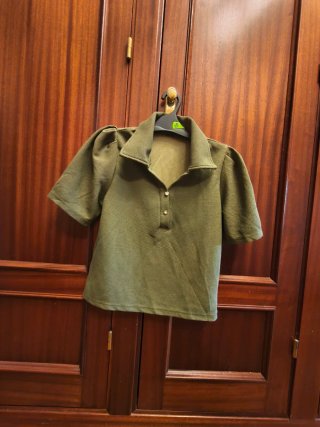 Polo Verde Caqui Talla M