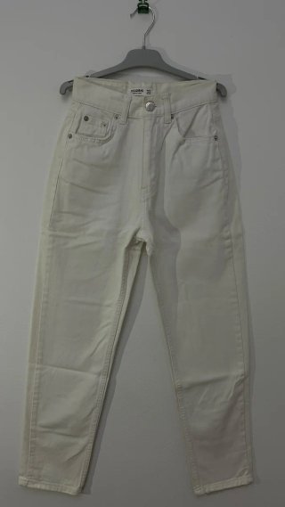 Pantalones Vaqueros Blancos Pull&Bear
