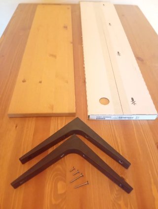 2 Baldas IKEA EKBY HEMNES Madera Maciza