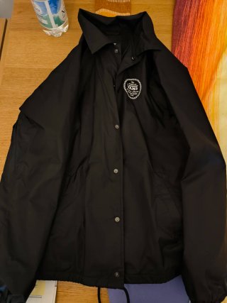 Cortavientos Vans Negro