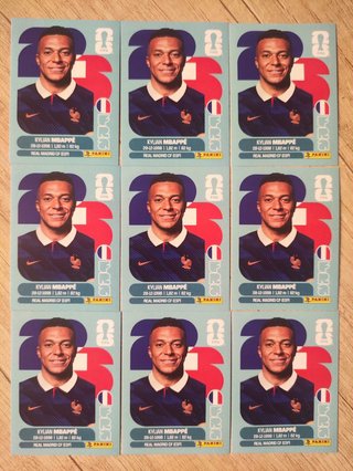 9 Cromos Panini FIFA World Cup 2026 Mbappé