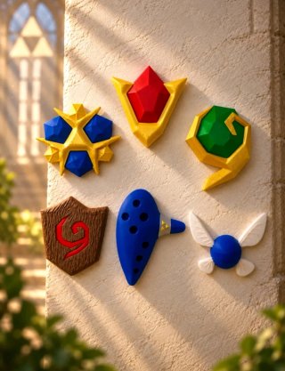 Set de 6 Imanes Zelda ocarina of time