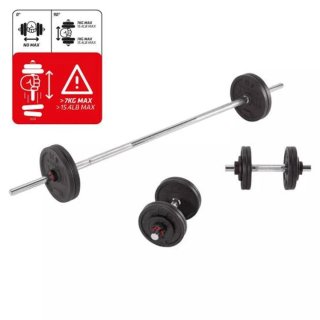 Set de Mancuernas y Barra Decathlon