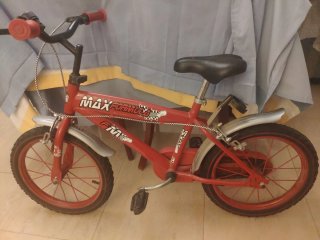 Bicicleta Infantil Roja Max Formula