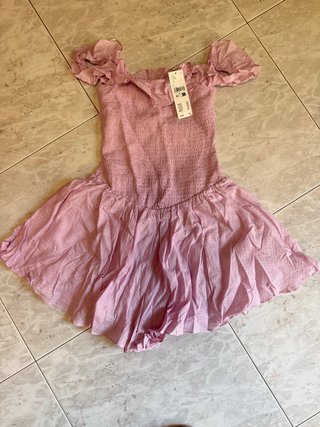 Mono corto rosa talla S