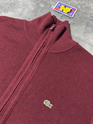 Jersey Lacoste Vintage con Cremallera