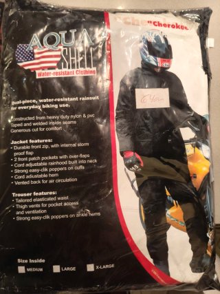 Chubasquero Aqua Shell para Moto