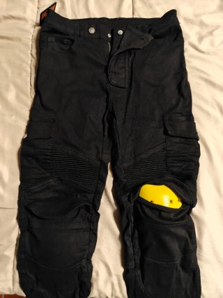 Pantalón de Moto Negro con Protecciones