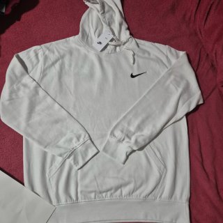 Sudadera con capucha Nike blanca