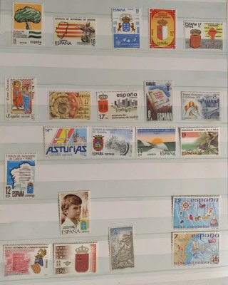 Sellos Estatutos Autonomia España Regiones