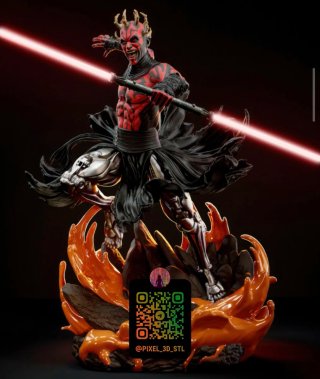Figura de resina de Darth Maul